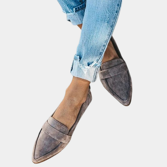 Boglarka Pointed Toe Loafers