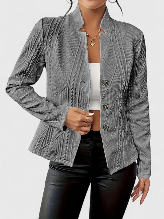 Merode Double-Breasted Quilted Blazer