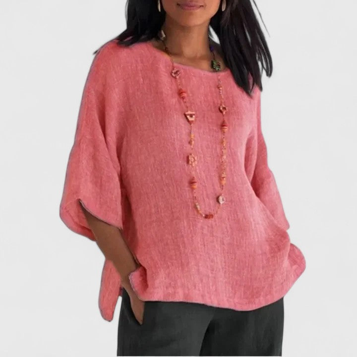 Pasquette Oversized Linen Blouse