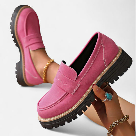 Dwynwen Platform Penny Loafers