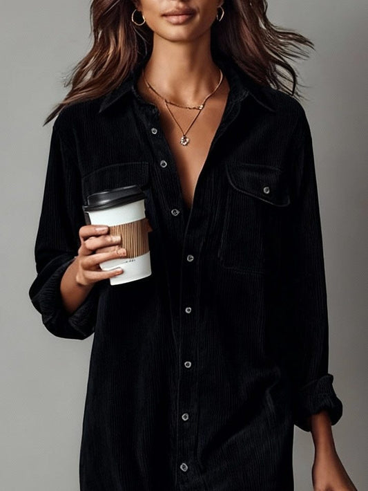 Aalis Button-Down Midi Shirt Dress