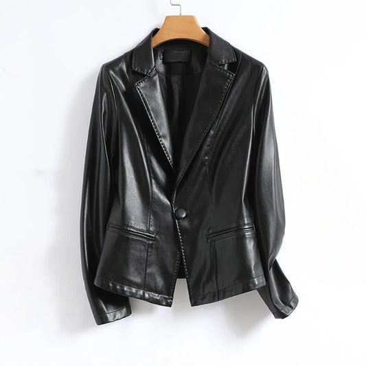 Roesia Single-Breasted Blazer with Lapel