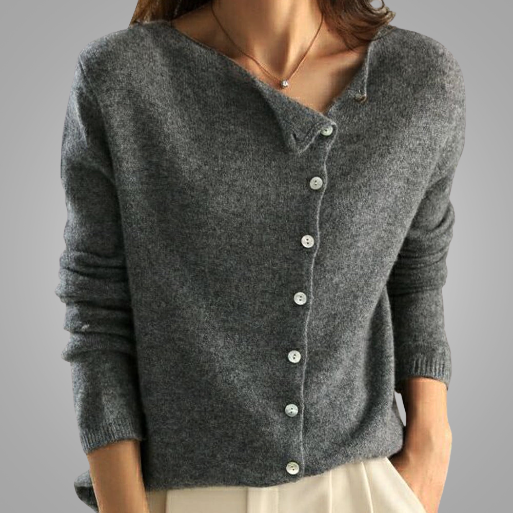 Grietje Button-Down V-Neck Cardigan