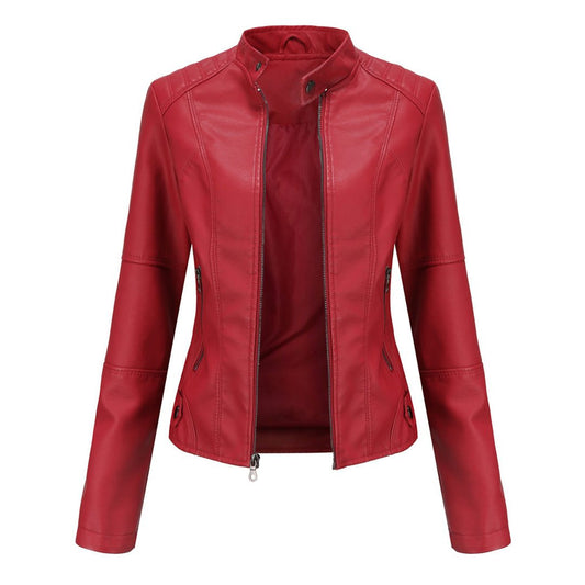 Adelina Zip-Up Jacket with Clean Front