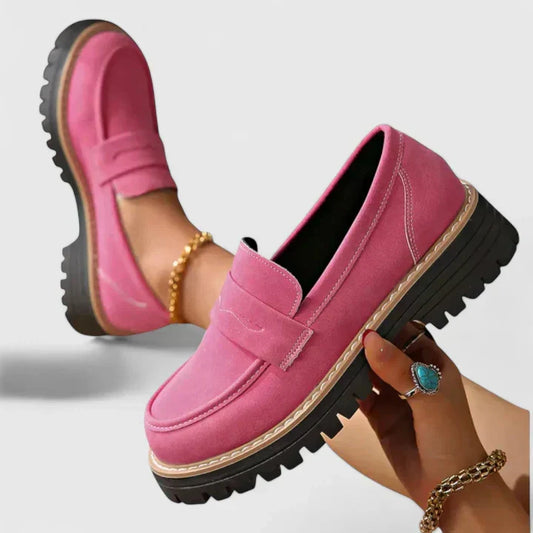 Cianna Lug Sole Penny Loafers