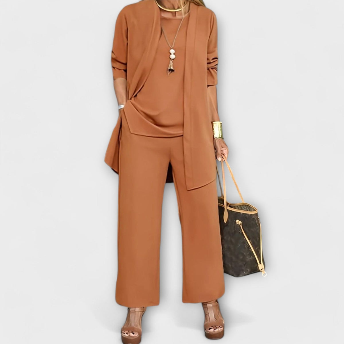 Vuillemette Wide Leg Three-Piece Set