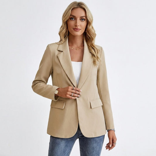 Marguerie Single-Breasted Tailored Blazer