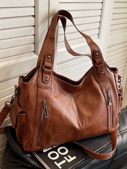Fionnuala Zip-Up Hobo Bag