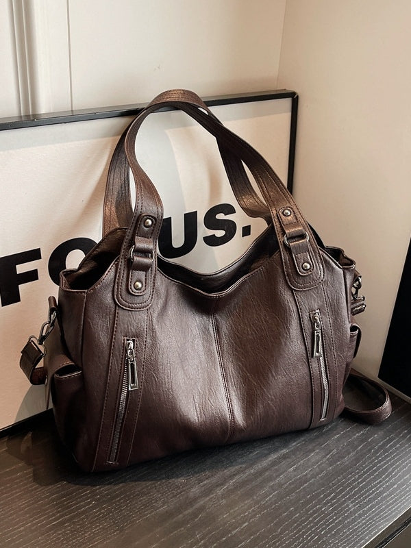 Fionnuala Zip-Up Hobo Bag