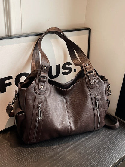 Fionnuala Zip-Up Hobo Bag
