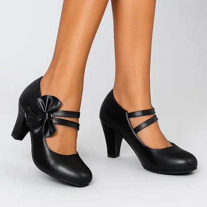 Aoibheann Mary Jane Block Heel Pumps