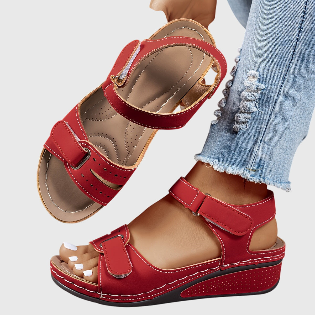 Mahiette Platform Wedge Sandals