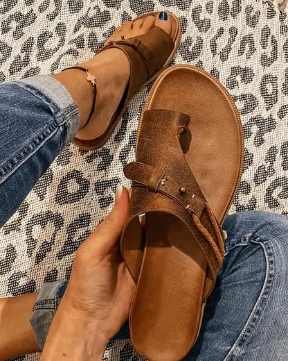 Hersinde Open Toe Strappy Sandals