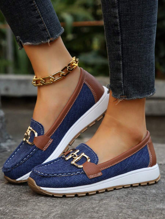 Geertruida Chain-Detail Platform Loafers