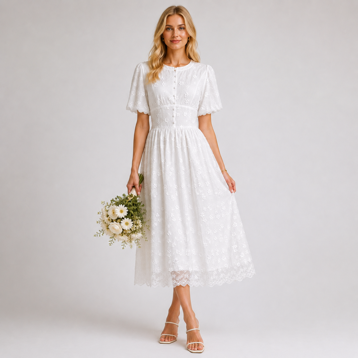 Margaux Floral Midi Dress