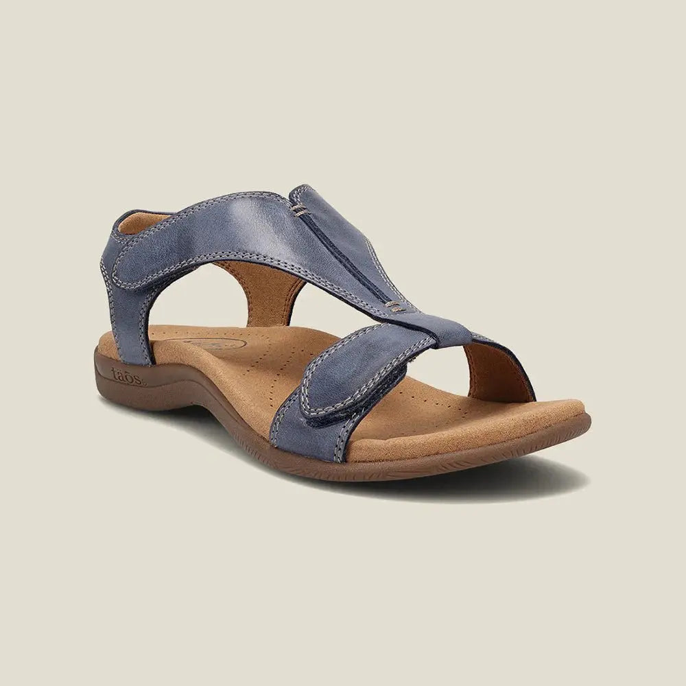 Haremburge Open Toe Velcro Strap Sandals