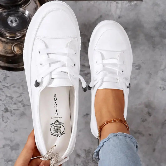 Nichole Lace-Up Canvas Sneakers