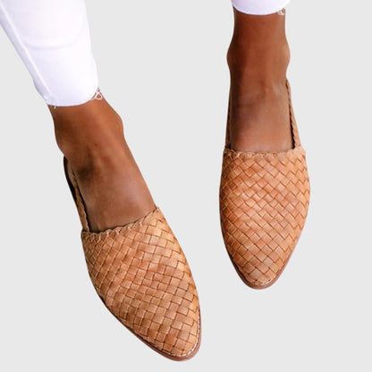 Kunigonde Woven Open Toe Loafers