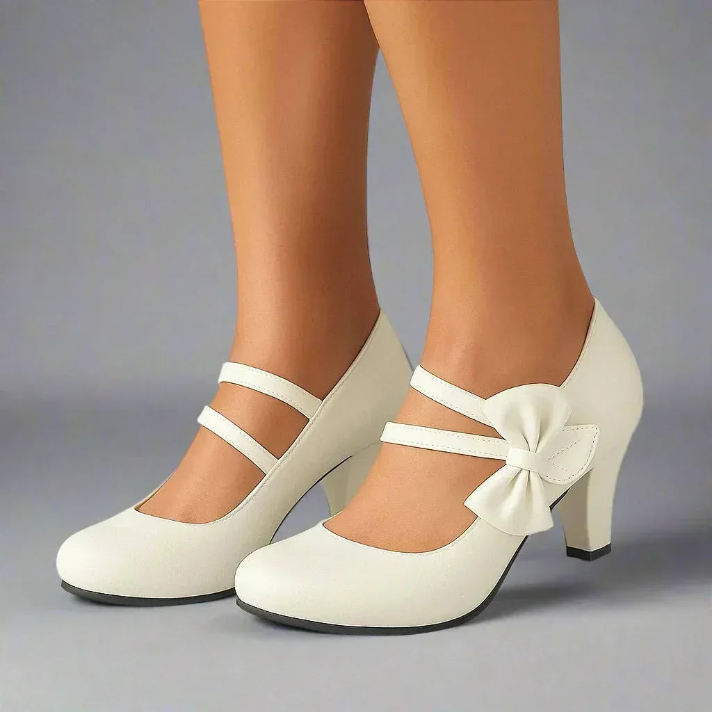 Aoibheann Mary Jane Block Heel Pumps