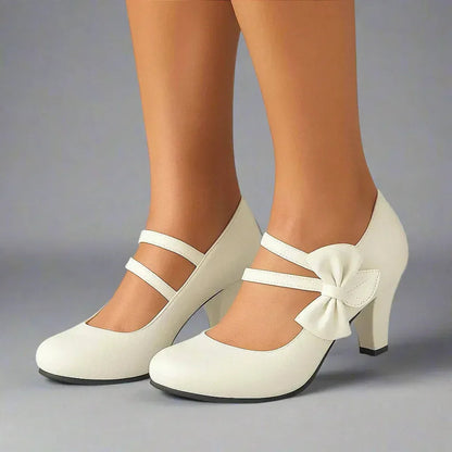 Aoibheann Mary Jane Block Heel Pumps