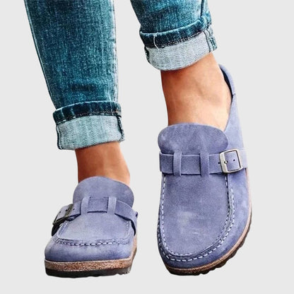 Jimena Buckle Strap Mule Clogs