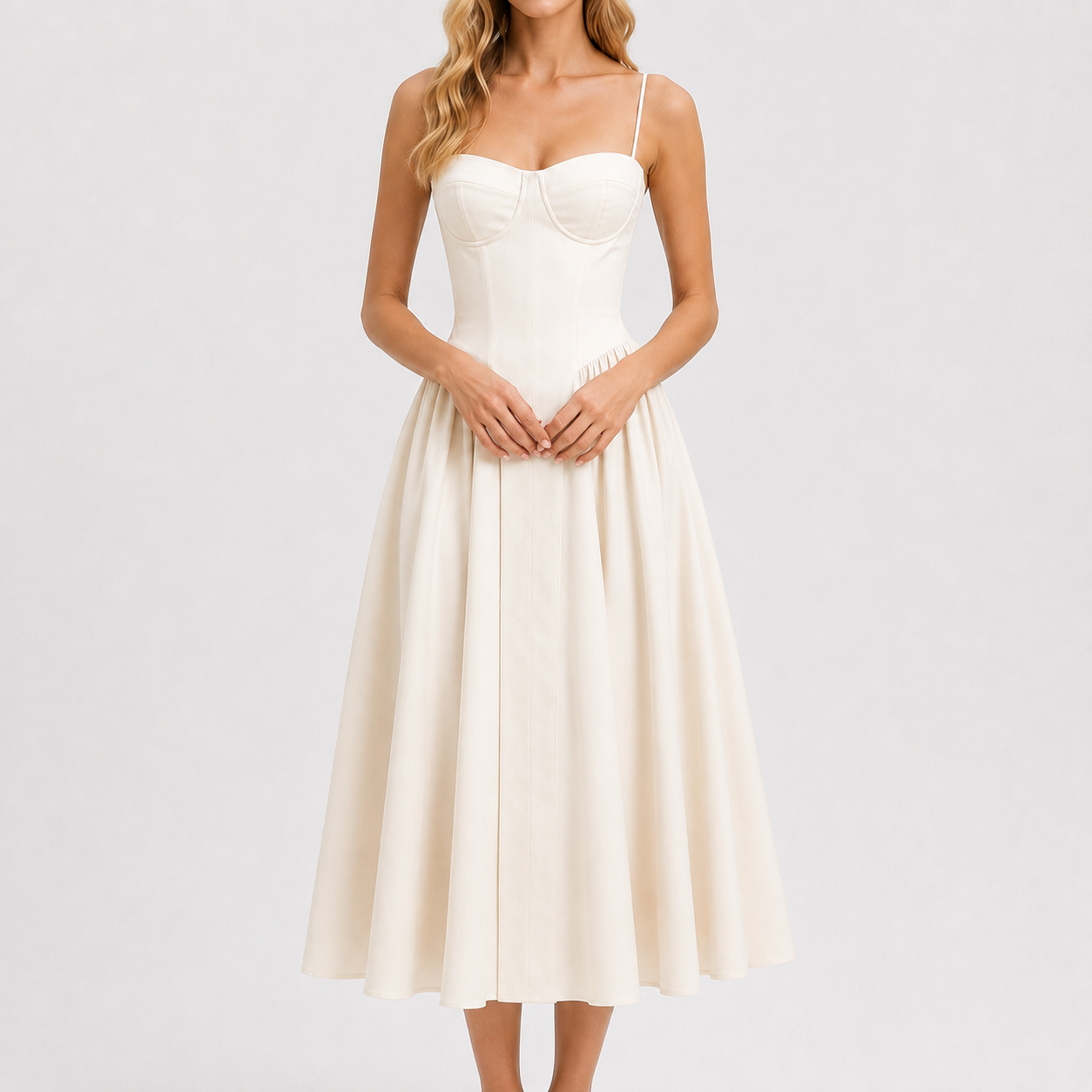 Vivienne Elegant Midi Dress