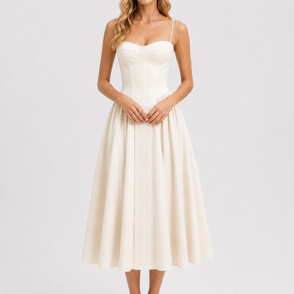 Vivienne Elegant Midi Dress