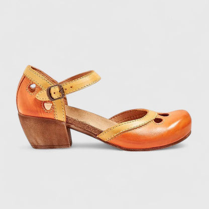 Sophronia Ankle Strap Block Heel Sandals