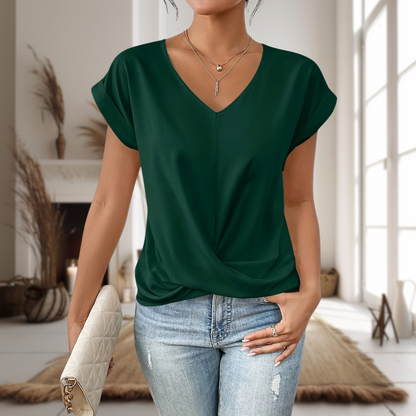 Hedvika V-Neck Short Sleeve T-Shirt