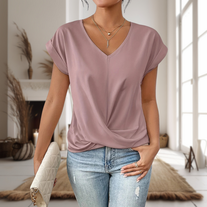 Hedvika V-Neck Short Sleeve T-Shirt