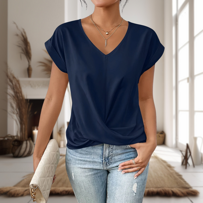Hedvika V-Neck Short Sleeve T-Shirt
