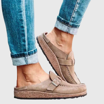 Jimena Buckle Strap Mule Clogs