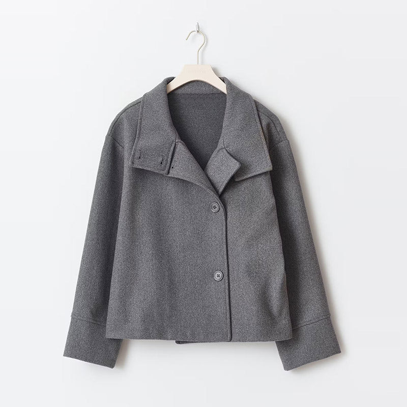 Hereswith Double-Breasted Short Coat