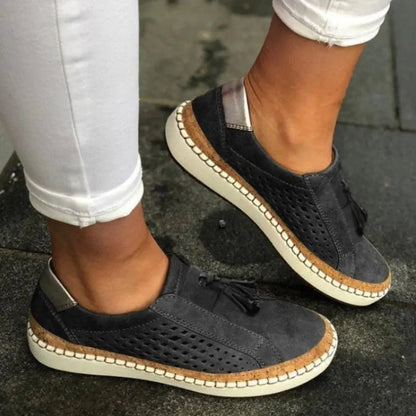 Beatrisse Perforated Slip-On Loafers