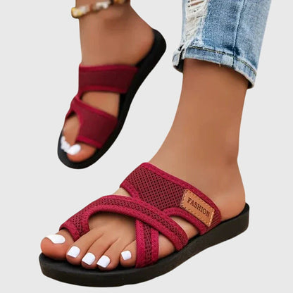 Sigrade Open Toe Crisscross Sandals