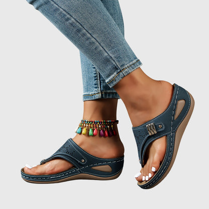 Bleuzenn Platform Thong Sandals
