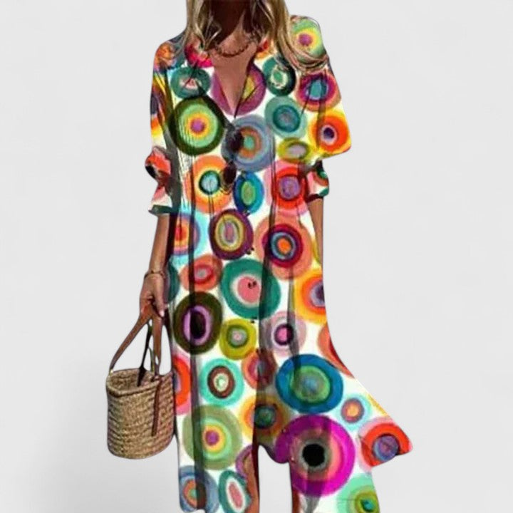 Lexa | Button-Down Maxi Shirt Dress for Women