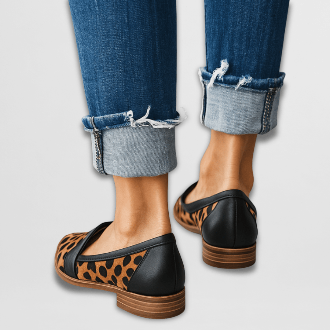 Zenaida Loafers with Soft Napped Finish