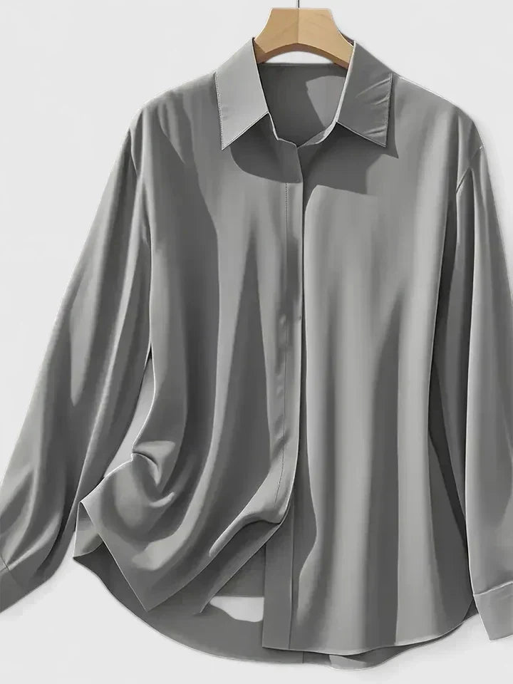 Fronilde Oversized Button-Down Shirt