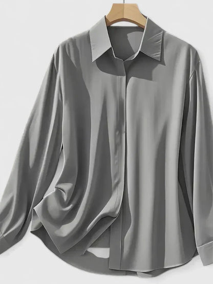 Fronilde Oversized Button-Down Shirt