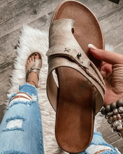 Hersinde Open Toe Strappy Sandals