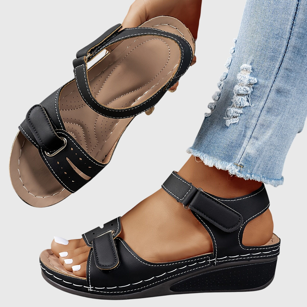 Mahiette Platform Wedge Sandals