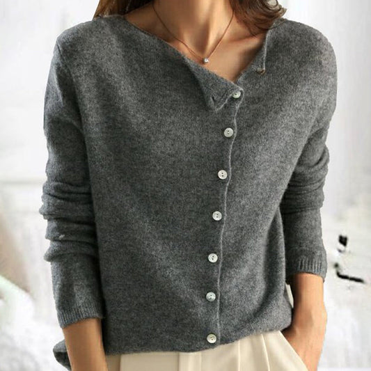 Grietje Button-Down V-Neck Cardigan