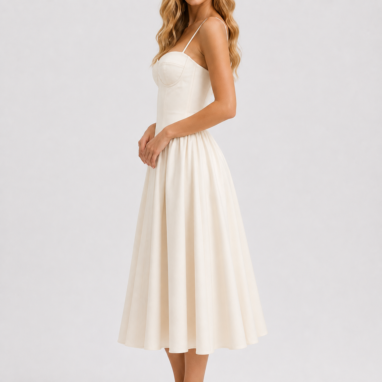 Vivienne Elegant Midi Dress