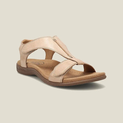 Haremburge Open Toe Velcro Strap Sandals