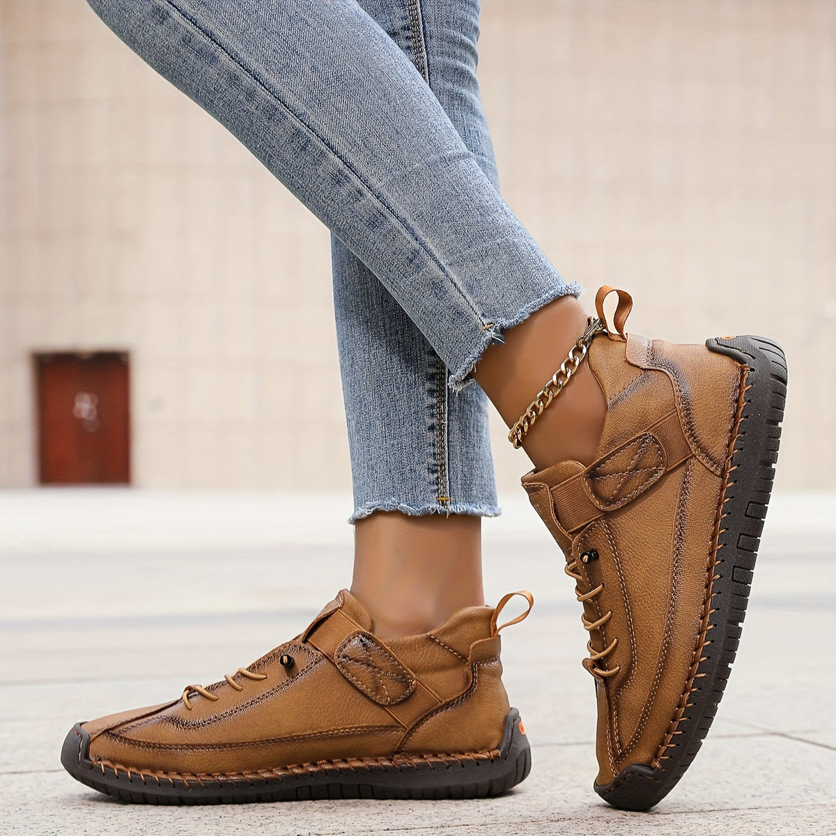 Riccarda Lace-Up Ankle Sneakers