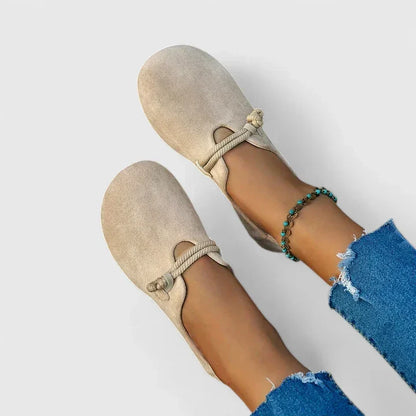 Paterna Loafers with Rope-Tie and Closed Toe