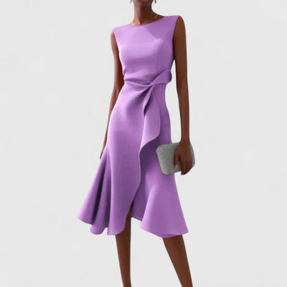Kathine Sleeveless A-Line Midi Dress