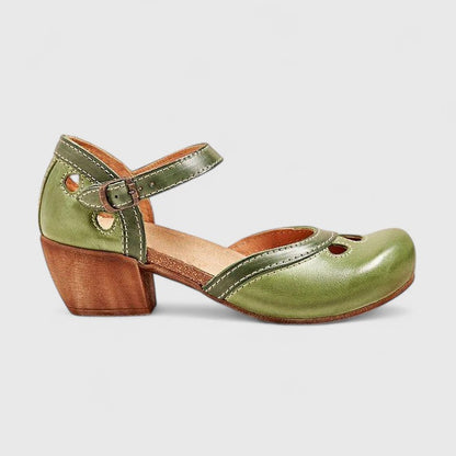 Sophronia Ankle Strap Block Heel Sandals