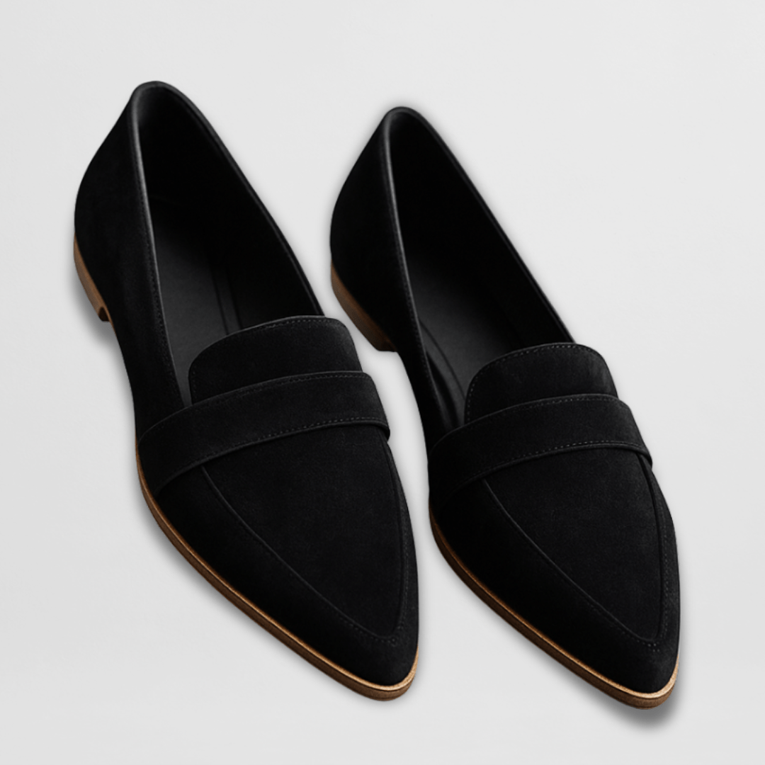 Zenaida Loafers with Soft Napped Finish